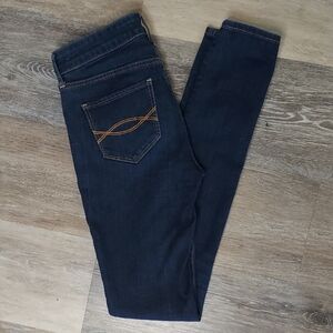 Abercrombie & Fitch Dark Indigo Skinny Jeans - W24 L31